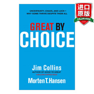Great by Choice 英文原版 選擇卓越 在不確定性中實(shí)現(xiàn)卓越 吉姆?柯林斯 精裝 英文版 進(jìn)口英語原版書籍