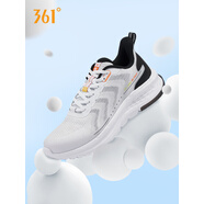 361°男鞋運動(dòng)鞋防滑健身鞋2025夏季新款耐磨減震戶(hù)外越野鞋跑步鞋男 361度白/曜石黑 43