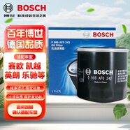 博世（BOSCH）機油濾芯機濾清器0242適配五菱之光榮光宏光雪佛蘭賽歐科沃茲英朗