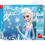 迪士尼（Disney）100片兒童拼圖玩具 冰雪奇緣公主家居裝飾盒裝拼圖生日禮物禮品