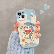范塔希 藍(lán)光可愛叮當(dāng)貓?zhí)O果14promax手機(jī)殼iphone13硅膠12軟殼動漫哆啦A夢蘋果16promax全包防摔男女 藍(lán)光 一只開心叮當(dāng)貓 iPhone 11