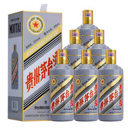 茅臺（MOUTAI）貴州茅臺酒 狗年生肖茅臺紀(jì)念酒 53度 醬香型白酒 戊戌狗年  53度 500mL 6瓶 整箱裝(2018年)