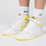 耐克（NIKE）AIR JORDAN 1男女鞋情侶款AJ1高幫籃球鞋 575441-555088-170條形碼 41