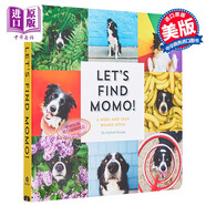Lets Find Momo尋找莫莫1 讓我們找到Momo 英文原版紙板書 A Hide-And-Seek Board Book 狗狗找找書 捉迷藏的書