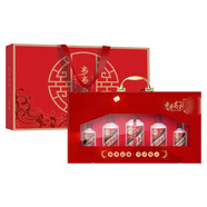 茅臺(tái)（MOUTAI）飛天 醬香型白酒 53度 500mL 1盒 步步高升禮盒裝