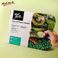 蒙瑪特(Mont Marte)調(diào)色盤23*30.5cm 調(diào)色紙畫畫一次性可撕調(diào)色板兒童美術(shù)顏料繪畫工具 免洗色彩盤子MCG0022 速寫 馬克筆繪畫