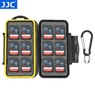 JJC 相機存儲卡盒 收納卡包 記憶短棒 SD TF CF SXS XQD SIM手機卡 內存卡保護盒微單單反卡盒 12張SD卡