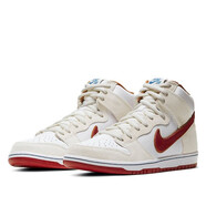 耐克（NIKE）新款男女鞋 SB Dunk 男女限量滑板鞋 AQ2207-163 CV9499-100米白紅鉤 40.5