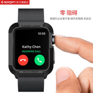 SPIGEN 蘋(píng)果手表殼保護(hù)套配件盔甲保護(hù)殼適用Apple Watch9 8754代智能手表保護(hù)殼 1/2/3代通用【42mm黑色】