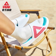 匹克拖鞋態(tài)極科技軟底防滑男女情侶鞋夏季時(shí)尚休閑沙灘運動(dòng)戶(hù)外涼拖鞋 大白玫紅(男)92037 39