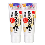 莎娜豆乳美肌洗面奶女卸妝深層清潔毛孔潔面油性肌 150g*2支