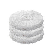維爾佳通用型旋轉拖把替換頭加厚纖維拖布頭吸水純棉線(xiàn)拓撲16CM墩布頭