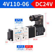 AirTAC原裝亞德客電磁閥4v210-08 4v310-10AC220V換向閥D24v現貨當天發(fā)貨 4V110-06 DC24V
