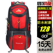 賽風(fēng)（SAFOOL）戶外登山包男女旅行背包大容量雙肩包多功能防水野旅游背包 60L 紅色60L