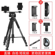 貝音凱 手機(jī)直播支架便攜戶外桌面主播自拍多機(jī)位落地三腳架通用 支架+遙控+手機(jī)夾+雙機(jī)架+旋轉(zhuǎn)手機(jī)夾