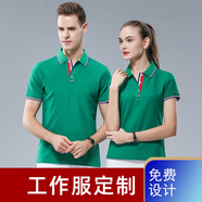 紐嘉polo衫定制工作服t恤男女 廣告文化衫短袖班服t恤定制團(tuán)體服 草綠色 M