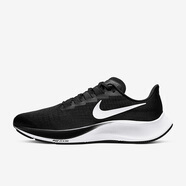 耐克（NIKE）男鞋Nike Air Zoom Pegasus 37男士飛馬緩震透氣氣墊跑步鞋路跑鞋 BQ9646-002 黑白 標準40.5/US7.5