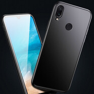 韓茲 適用于小米紅米note7手機(jī)殼 Note7Pro透明全包防摔保護(hù)套高透軟殼微磨砂殼輕薄簡(jiǎn)約 紅米note7/7pro磨砂軟殼【石墨黑】