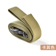 Nobana行李捆綁帶腰包卡扣配件雙保險插扣式旅行箱打包貨物捆扎固定繩 卡其色