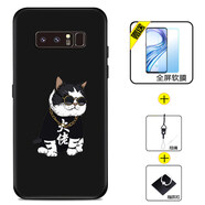 好機友三星Note8手機殼galaxy保護套Samsung防摔全包軟薄情侶潮牌5G版網紅男液態(tài)硅膠 【三星NOTE8】大佬+全屏軟膜+指環(huán)+掛繩