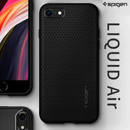 SPIGEN 蘋果Se2手機(jī)殼iPhone 8SE3代保護(hù)套全包防摔新款2021SE3軟硅膠創(chuàng)意潮牌 iPhone/8/7SE2/3【十字紋黑色】