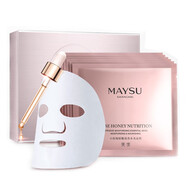 美素（MAYSU）小玫瑰蜜養淡紋悅美套裝補水提拉緊致 小玫瑰嬌嫩滋養補水光面膜6片