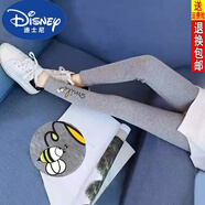 迪士尼(Disney)女童打底褲春秋長(zhǎng)褲兒童鯊魚褲純棉外穿大童冬季加絨繡花