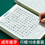 維諾亞 行楷字帖練字成年男 大學(xué)生行書(shū)練字帖硬筆書(shū)法女生字體漂亮成人鋼筆臨摹寫(xiě)字帖控筆訓練BB9 升級款全12本（常用7000字*2+行楷國學(xué)10本