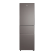 奧馬（Homa）212升三門家用電冰箱三開門 風(fēng)冷無霜 LTC藍晶凈味 節(jié)能低噪 中門軟冷凍 BCD-212WDPM星灰