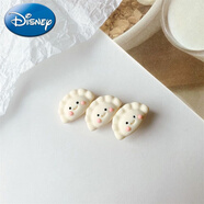 迪士尼（Disney）可愛(ài)仿真包子餃子發(fā)夾超萌食玩發(fā)飾手工邊夾劉海夾少女學(xué)院風(fēng)卡子 餃子發(fā)夾2個(gè)