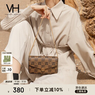 VANESSA HOGAN【送禮推薦】VH女包山茶花信封包高級感包包老花鏈條包單肩斜挎包