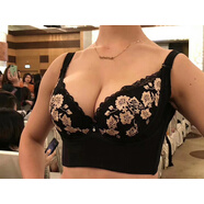 安提尼婭塑形S美容院文胸身材管理器女性感內(nèi)衣法蘭迪婭臻真美尼亞塑形衣 真愛黑色  尺碼偏小拍大一碼 70C