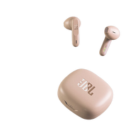【8成新】JBL WAVE FLEX 真無線藍牙耳機 半入耳式音樂耳機 通話降噪運動防汗 蘋果安卓手機帶麥游戲耳機 香檳金