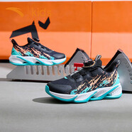 安踏（ANTA）童鞋男童運動(dòng)鞋子2025春秋季赤焰3.0網(wǎng)面旋轉紐扣6-16歲運動(dòng)跑鞋 黑/鮮橙黃/熒光水綠 33 內長(cháng)20.5cm