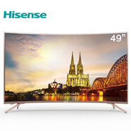 海信電視 HZ49A66 49英寸4K超高清AI智能遙控語(yǔ)音金屬機身豐富影視教育資源曲面屏電視機