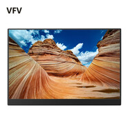 VFV 13.3英寸hdmi高清2k便攜式顯示器ps4電腦外接擴(kuò)展屏幕1080p 配支架 窄邊14.0英寸1.2K 60Hz 一線通（瑕疵）