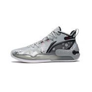李寧（LI-NING）2022夏季新款男鞋馭帥16代中幫減震減震實(shí)戰(zhàn)籃球鞋ABAS053 磚灰色ABAS053-5 39.5