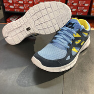 耐克（NIKE）男鞋2025秋季新款FREE赤足舒適運動鞋休閑潮流緩震跑步鞋 537732-408藍色 41