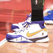 耐克（NIKE）男鞋新款 KOBE 1 Protro 科比一代復刻高幫黑黃湖人隊 AQ2728-101 40