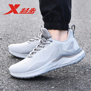 特步（XTEP）動(dòng)力巢跑步鞋男士秋冬季透氣輕便減震運動(dòng)鞋男休閑跑步鞋男鞋 灰-減震動(dòng)力巢 42