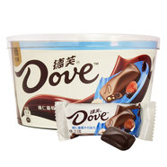 德芙（Dove）新貨巧克力禮盒裝碗裝喜糖伴手禮新老包裝隨機發(fā)圣誕節(jié)零食禮盒 【1碗】榛仁葡萄干(18條)243g
