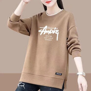 莎羽依衛衣女秋裝女2024秋冬季新款寬松顯瘦韓版圓領(lǐng)長(cháng)袖上衣ins外套 5衛衣款式顏色圖案隨機發(fā) M 建議100內