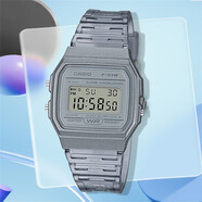 卡西歐（CASIO）男女學(xué)生ins風(fēng)復(fù)古小方塊兒童表F-91WC-2A/4A/4A2 1B 7A 9A電子表 F-91WS-8DF 【附加貼膜】