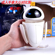 機(jī)器人總動(dòng)員 Wall-E 會(huì)變形變眼睛伊娃 EVE瓦力可動(dòng)關(guān)節(jié)公仔擺件 大伊娃(23CM)
