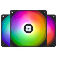 Thermalright(利民) TL-C12C-S X3 黑色argb12cm機箱幻彩低噪風扇ARGB 4PIN PWM 1550轉(zhuǎn)速 三連包