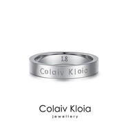 Colaivkloia情侶戒指男女對(duì)戒一對(duì)滿天星素圈婚戒尾戒情人節(jié)生日禮物送男女友 JZ0301素圈（白金色） 美號(hào)9號(hào)