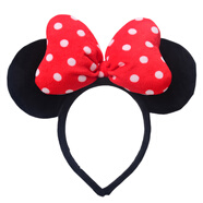 迪士尼（Disney）毛絨玩具正版發(fā)飾卡通女孩扮裝飾品米奇老鼠生日禮物 米妮發(fā)箍