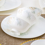 指間砂醉芙蓉碗碟套裝家用輕奢中式2025釉上彩景德鎮陶瓷骨瓷餐具單品搭 【醉芙蓉】牙簽筒