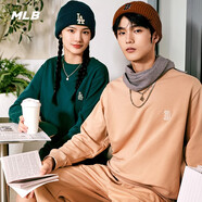 美職棒（MLB）官網(wǎng)男女情侶衛(wèi)衣小標(biāo)長袖寬松洋基隊(duì)NY上衣休閑運(yùn)動(dòng)套頭衫 波士頓隊(duì)/米黃色/建議拍小一碼 S 165/88A