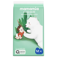 媽媽米婭（Mamamia）紙尿褲超薄透氣瞬吸干爽尿不濕新生兒男女寶寶通用尿褲親膚 紙尿褲試用裝M碼4片 1包